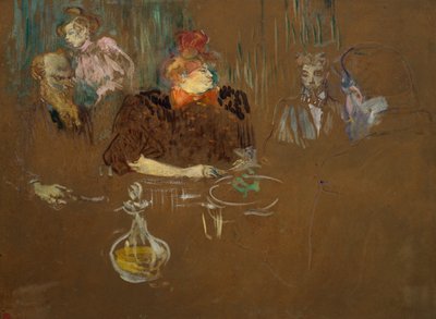 Am Tisch von Monsieur und Madame Natanson von Henri de Toulouse Lautrec